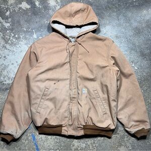 Carhartt Men's Brown Hooded Performance Jacket